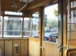 Im REKO-Beiwagen w�hrend der Themenfahrt Oktober 2009, Berlin